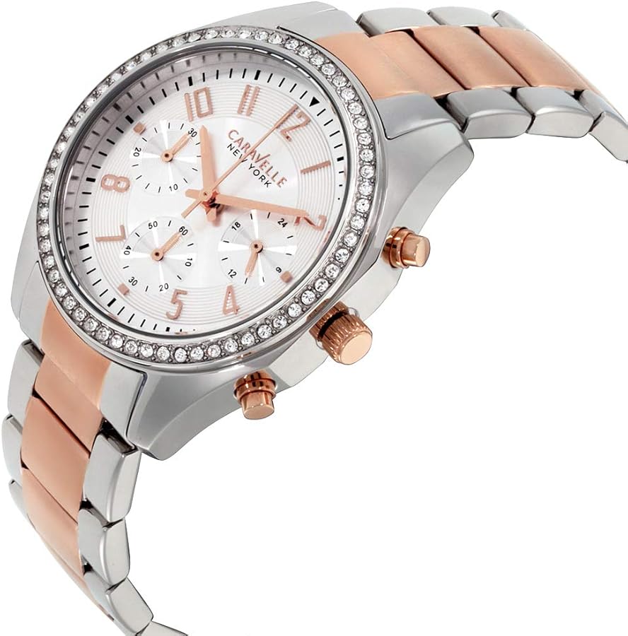 Caravelle New York Women's Quartz Stainless Steel Dress Watch